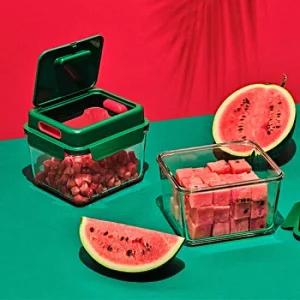 글라스락 깍뚝 수박 보관 용기 3.7L