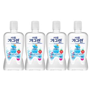 가그린 어린이 구강청결제, 딸기향, 380m, 4개
