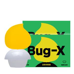 버그엑스 국내산 초파리트랩 날파리 나방파리 깔따구퇴치 2세트