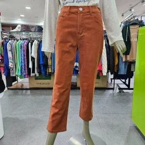 베네통/애플아울렛/뒷밴딩 미니 포켓 배기핏 데님팬츠 BADP58261