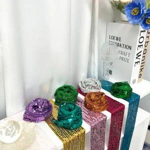 [대구백화점] [소브라노]비즈 부자재 소품 장식 스팽글 스카프(JYSQ-03-2023)