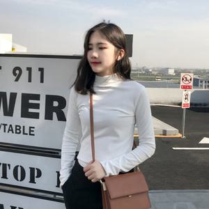 데일리 반폴라 터틀넥 기모 여성 티셔츠 정장 폴라티