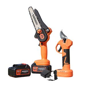 타이거더블컷 체인톱 무선전기톱 전동 전지가위 충전식