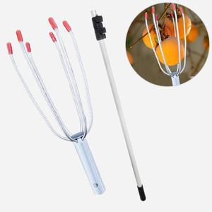 육손 감망 + 알루미늄 장대 3m 과일 열매 수확기 감 밤 따는 기구 도구