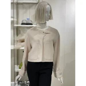 [파주점][에고이스트][에고이스트]비죠장식 핸드메이드 숏코트(EP4TC505)