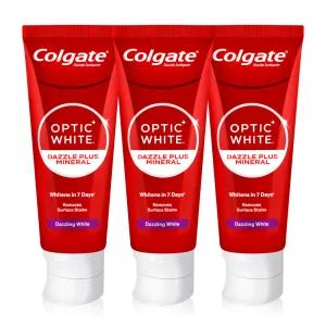 콜게이트 옵틱화이트 다즐링 화이트 치약 100g x 3개