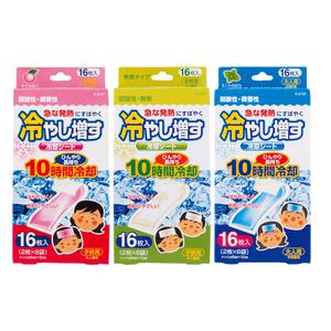 코쿠보 열 냉각시트 냉각시트 일본 해열 패치  16매입 어린이 어른용 3종