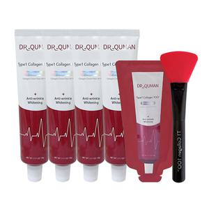 닥터큐먼 콜라겐 크림팩 T1 프리미엄 100 콜라겐팩 60g 4개+10g+전용 스파출라