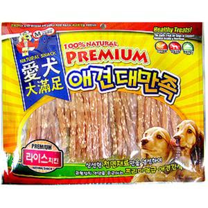 만도 라이스치킨 사사미 400g 애견간식 캣츠앤독스