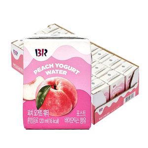 배스킨라빈스 과즙워터 피치요거트 120ml x 24개입