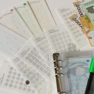 저축 챌린지 세이빙 보드판 세이빙보드 다이어리 포켓 속지 예산 목적