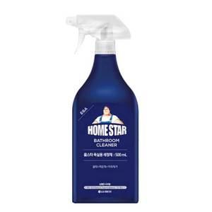 엘지생활건강 홈스타 욕실용 세정제 500ml-화장실 변기 물때 찌든때 악취제거 사과향