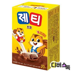 [디버스톡] 동서 제티 쵸코 (스틱형/20T)