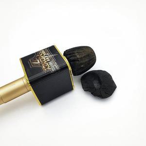 [OFM88R9P]노래방 마이크 커버 2P 블랙 위생 덮개