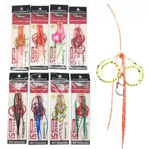 루웍스 타이라바 훅 세트 쿠루쿠루 LWT-38 참돔 스커트 넥타이 채비