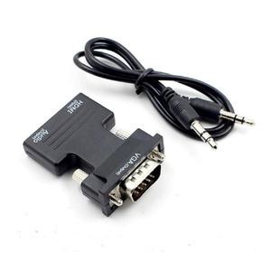 HDMI(암) to VGA(수) 젠더 스테레오 지원 HDMI to VGA 젠더