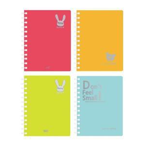 [제이큐]초특가 희망노트 PP 좌철 수첩 랜덤상품 90X118mm X ( 5매입 )