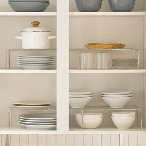 [엠에스리빙]스텐 길이조절 접시정리대(소)