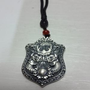 법정순은925 용 목걸이 7돈 단초마을 골동품/수집품/도자기