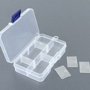 칸막이조절 미니8칸아크릴케이스 악세사리수납함 머리끈 팔찌보관