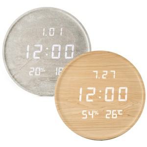 플라이토 루나 온습도 인테리어 LED 벽시계