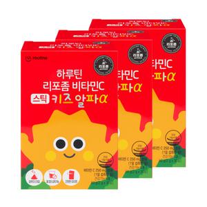 [하루틴] 리포좀 비타민C 스틱 키즈 알파 90포 (3개월)