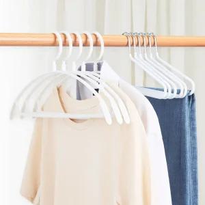 [11번가 단독구성] 논슬립 어깨뿔방지 옷걸이10개+바지걸이10개 화이트 세트 외 