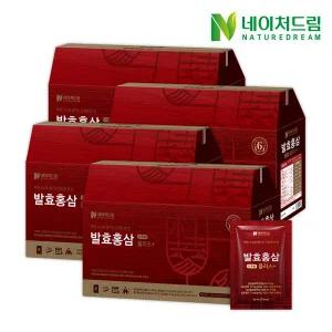 네이처드림 발효홍삼 플러스 50ml 30포 4박스
