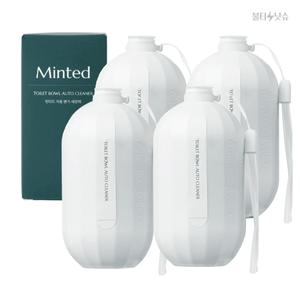 민티드 자동 변기 세정제 탈취 물때 찌든때 세정제 300g 4개