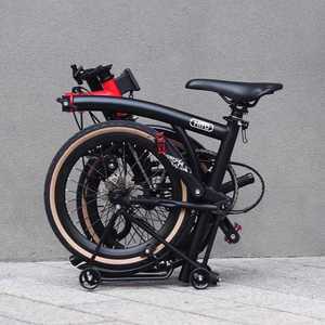 바이크스시티  접이식 자전거 초경량 휴대용 복고풍 3중접이 자전거16/20인치