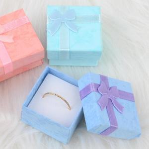 미니 반지 케이스 선물 포장 종이상자 악세사리 보관 반지함 커플링 컬러 사각 박스