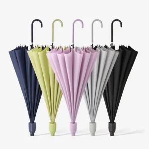 1개 + 1개 예쁜 데일리 패션 16K 캡커버 캡 튼튼한 장우산 물받이 우산