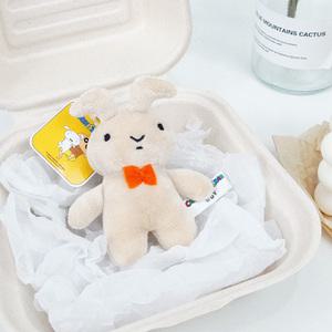 유리토끼 인형 키링 흰둥이 맹구 흰둥이 짱구 인형 키링 백참 빽꾸