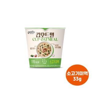 팔도 컵오트밀 소고기미역 33g 6개입/오트죽