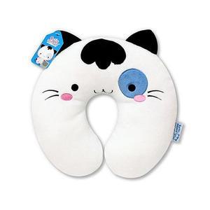 [RG30OQRT]고양이 목쿠션 블루 떼껄룩 캐릭터 패브릭 선물