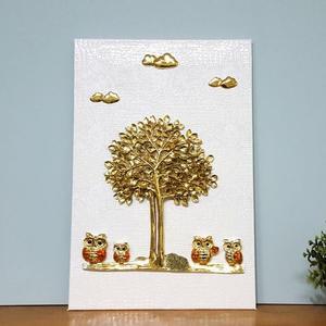 [RG94MO68]로댐 돈나무 부엉이 화이트골드 벽걸이 집들이