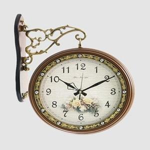 [RG6909S4]12 32 CA 무소음 양면 벽시계 디지탈시계