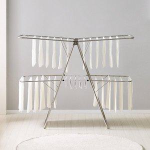 [리빙코아] 국산 올스텐 접이식 튼튼한 고급형 9파이 특대2단 빨래건조대