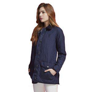 [유에스폴로][U.S. POLO ASSN.] 여성 카코트 퀼팅 재킷_네이비