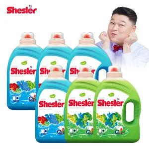 (온) 쉬슬러 세탁세제 에이프릴 3.05L 4개+유칼립투스 3.05L 2개_아토세이프