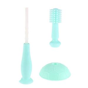 민트 반려동물 이빨청소 부드러운 360도 실리콘칫솔 (WB88117)