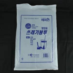 해피퀸영업용쓰레기봉투(특대 120L)/재활용/비닐/포장/무지/봉투/대형/봉지/일회용/쓰레기/리필/분리수거
