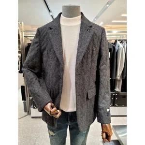 갤러리아 본 이태리수입원사 챠콜 다이아몬드 퀼팅 쟈켓 BN3WEA274