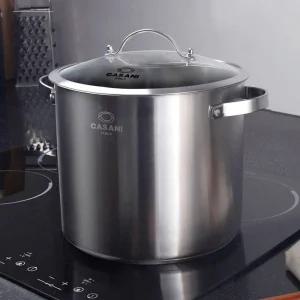 까사니 인덕션 곰솥 스텐냄비 국통 대용량 사골냄비 깊은 육수통 26cm