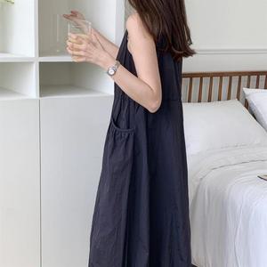 트키라 나시 스트링 긴원피스 나일론 썸머 여성