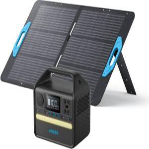 Anker 521 휴대용 발전소 Solix PS100 태양 전지판(100W) 세트 고속충전태양전지판