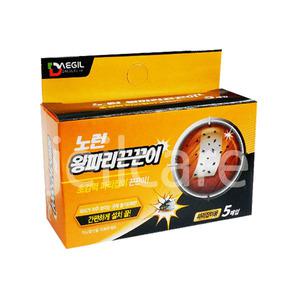 노런 왕파리끈끈이 5매/무독성/파리테이프