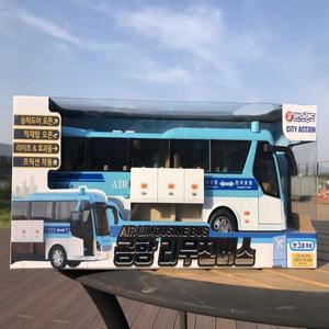 [제이큐]말하는 공항 리무진 버스 모형 완성품