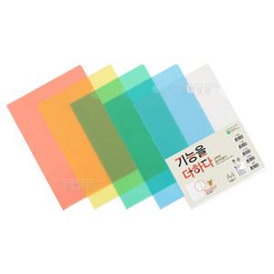 A4 문화 PP 고투명 클리어 화일 F492-7 10개입 ( 파일 서류정리 문서보관 사무 칼라