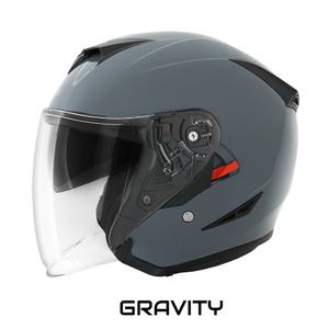 그라비티 G-10 돌핀 그레이 오픈페이스 헬멧